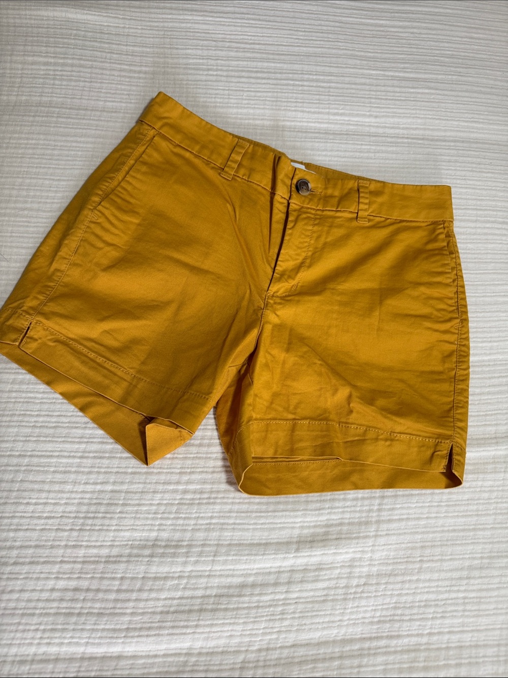 Women’s Old Navy Mustard Yellow Casual Cotton Shorts